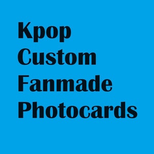 Kpop Custom Bias Fanmade Fotokarten