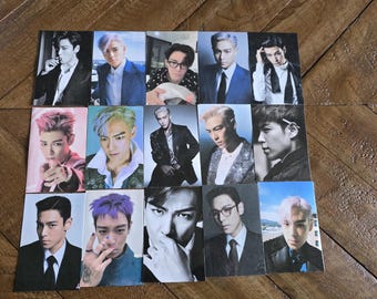 T.O.P Choi Seunghyun Fanmade Kpop Bias Photocards