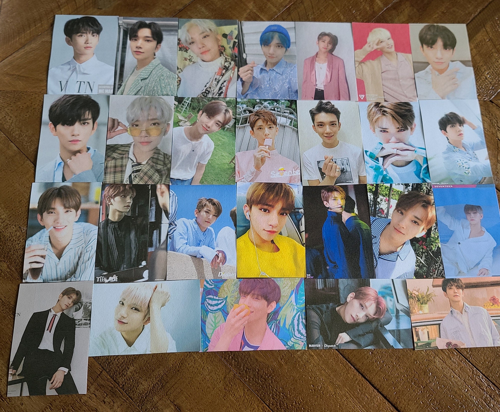 AMZYY Kpop Seventeen Lomo Cards 54Pcs Seventeen Your Choice Lomo Cards Seventeen Mini Postcards Seventeen Photo Cards Kpop Card Set Fans Gift