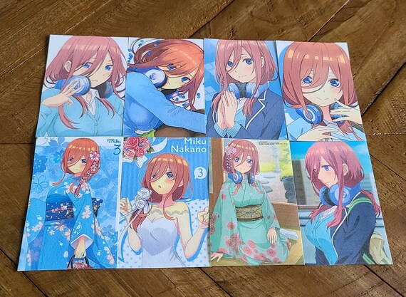 Quintillizos Fanmade Anime Photocards - Etsy México Quintillizos Fanmade Anime Photocards - Etsy México