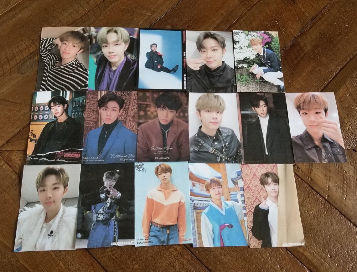 Golden Child Fanmade Kpop Photocards Etsy