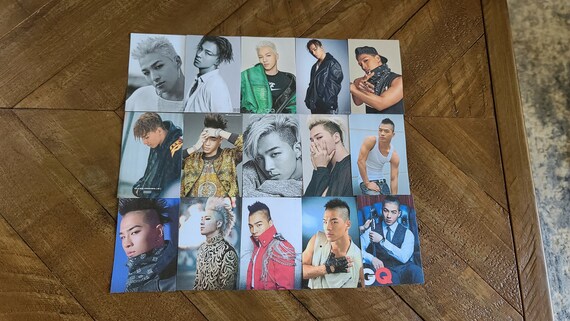 Taeyang Fanmade Kpop Bias Photocards (will Use Updated Photos) - Etsy