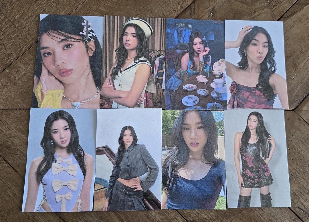 Katseye トレカ KATSEYE Fanmade Kpop Bias Photocards - Etsy