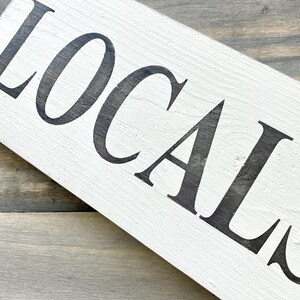 LOCALS ONLY sign, beach house home decor, wood sign, beach locals, nautical sign, beach cottage decor, handpainted sign, coastal grandmother image 6