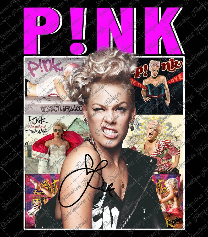 Hot Pink Png, Pnk File Design, Trust Fall Tour Music 2023 Png, Pink Tour Png, Pink Singer