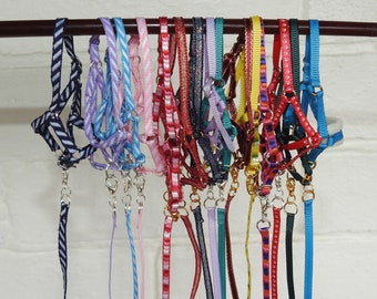 Handmade head collar halter lead rope for 1:9 Traditional Breyer toy horses (choice of colours)