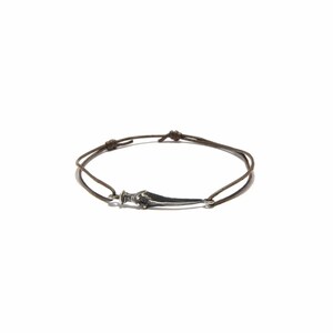 Bracelet pour homme Target, argent sterling 925 et cuir, idée cadeau élégante pour lui