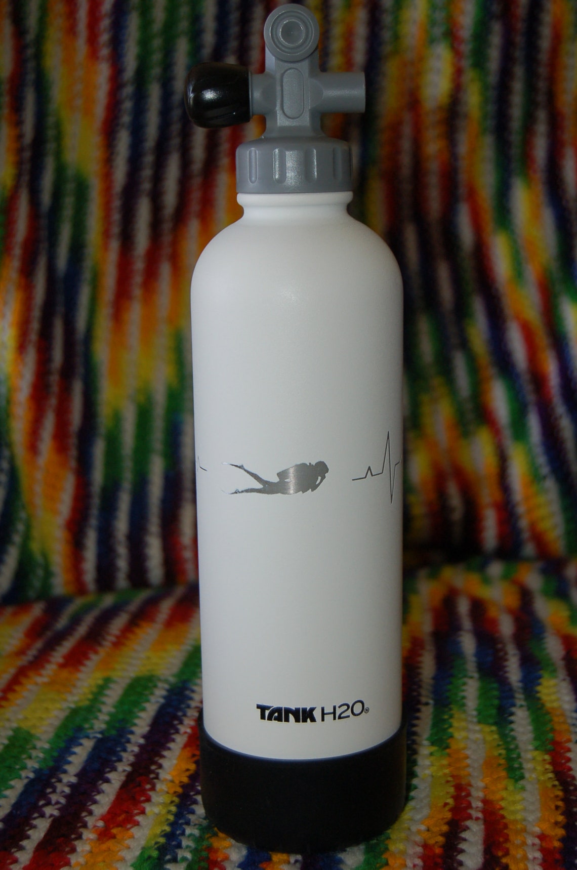 Personalized scuba diver water bottle. 304 stainless steel Etsy