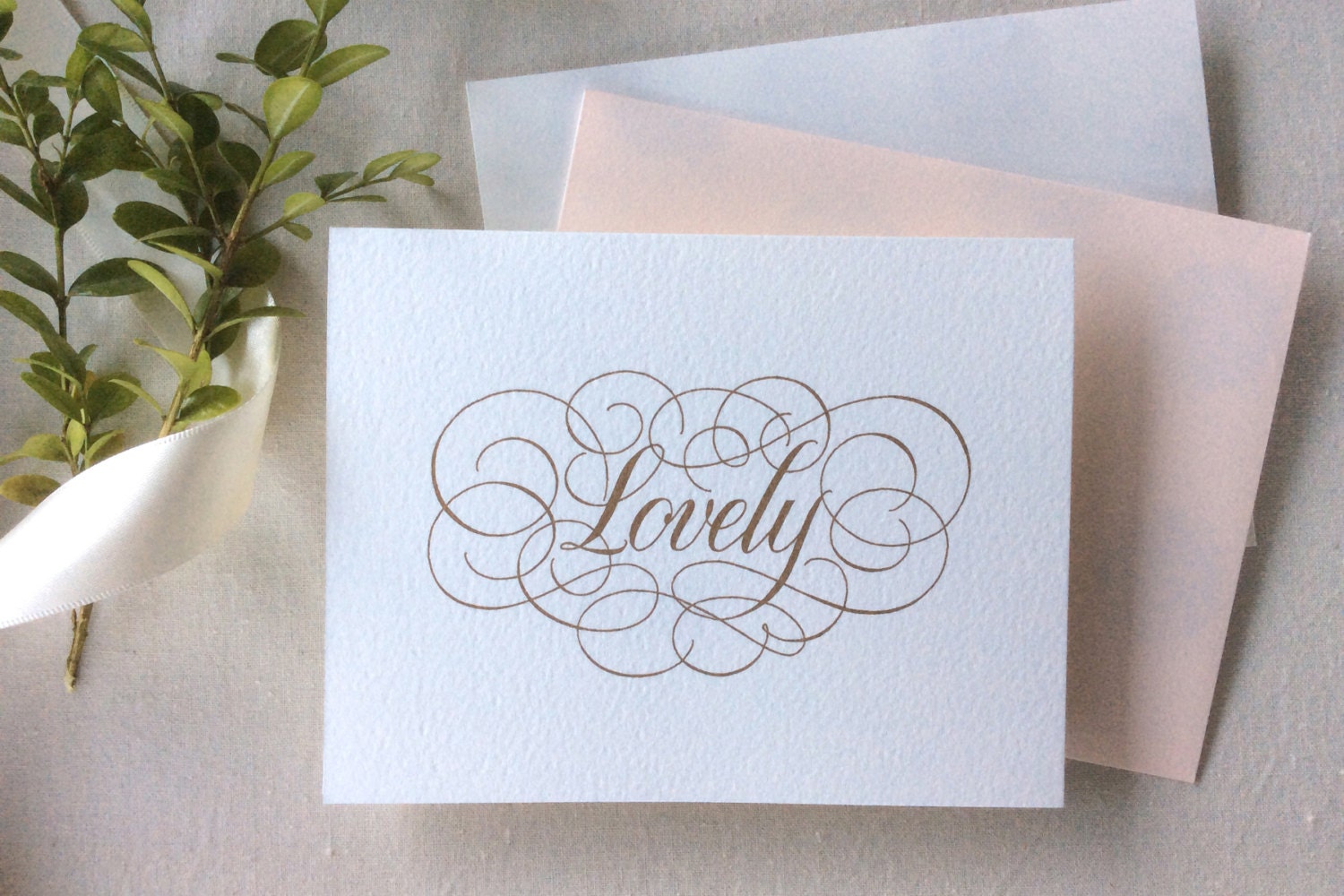 Hand Lettered Notes Hand Lettered Love Note Set - Etsy
