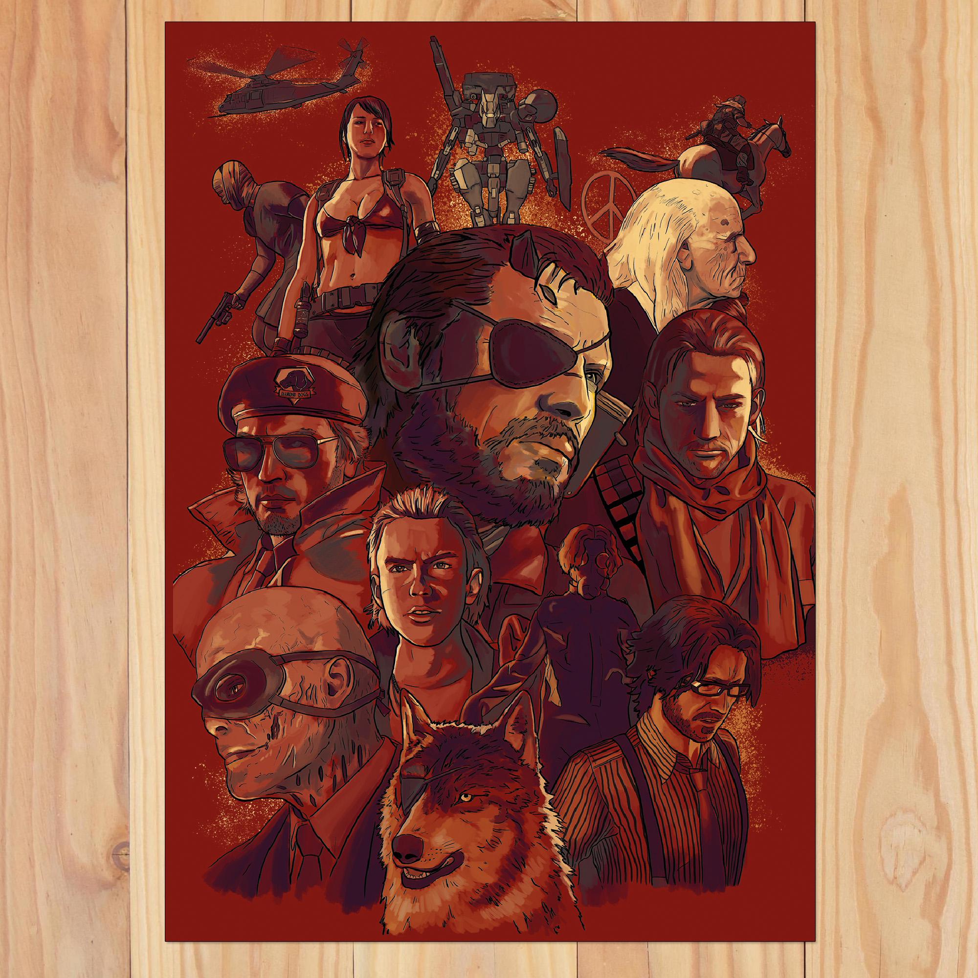Metal Gear Solid V Print | A4 Size - Etsy