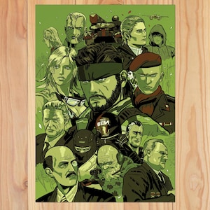 Metal Gear Solid 3 Print | A4 Size - Etsy Canada