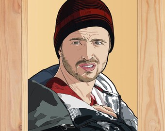 Jesse Pinkman Art Print | A4 Size