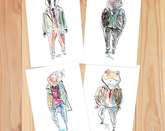 The Wind in the Willows Prints | A5 Size