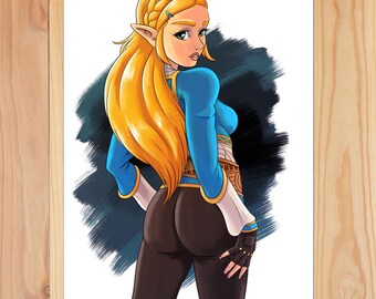 Princess Zelda Print | A5 Size
