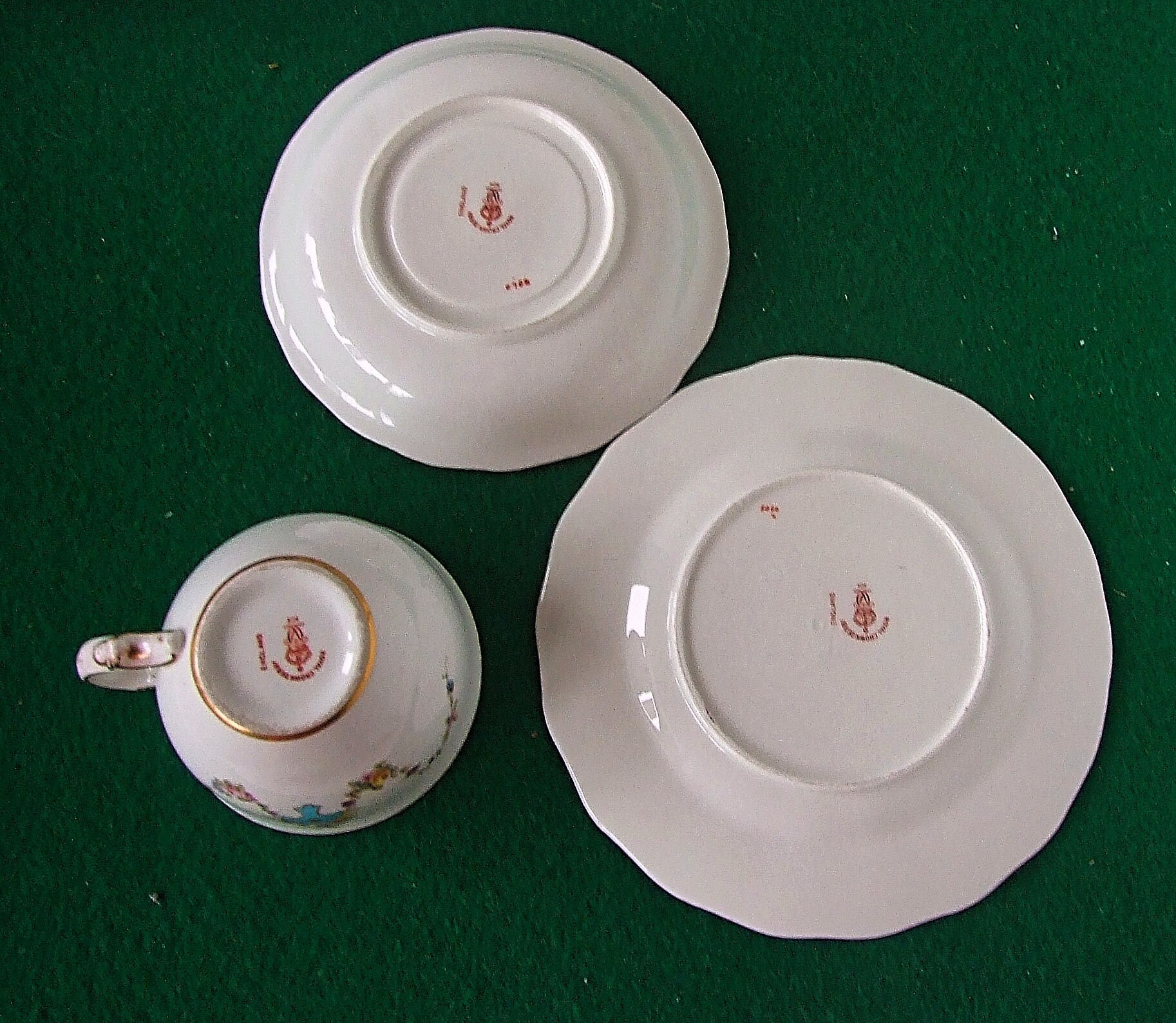 Antique 1899 Mark Royal Crown Derby Royal Antoinette Style