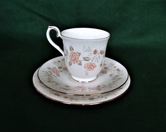 Royal Albert For All Seasons &quot;Autumn Sunlight&quot;Trio Teacup Saucer and Side Plate