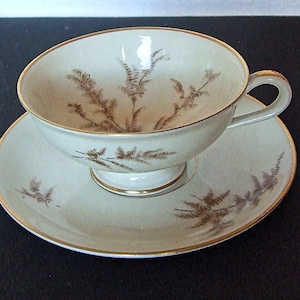 Vintage Thomas /Rosenthal Bavaria Germany Coffee or Cabinet Cup and  Saucer