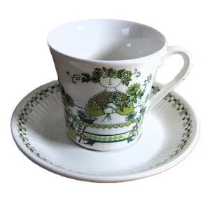 A Figgjo Flint Norway Turi Design Market Teacup and Saucer