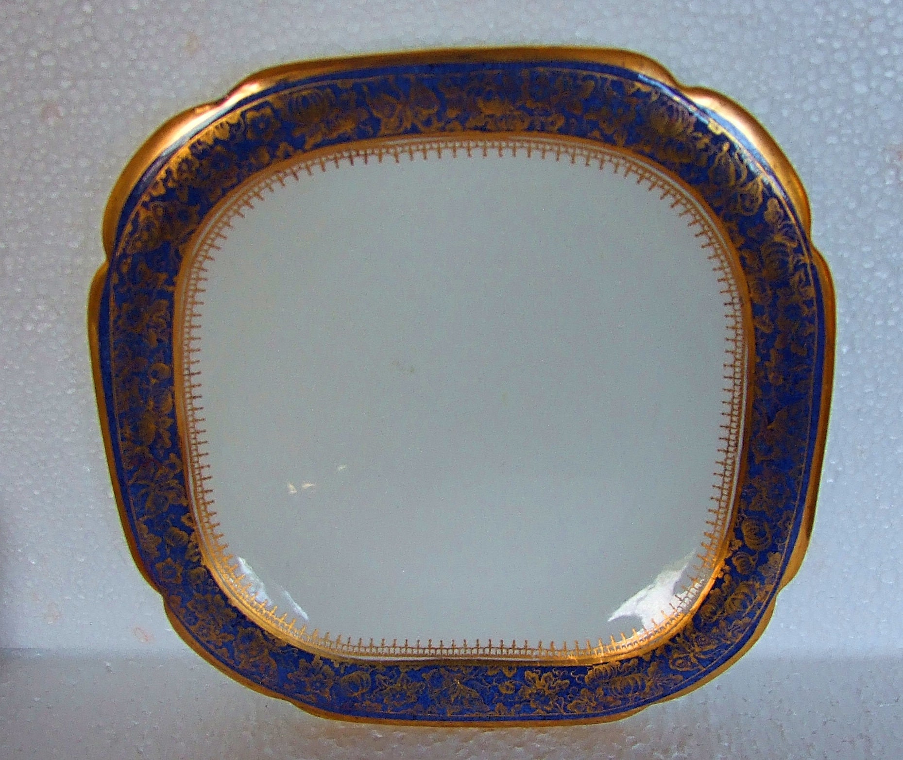 Vintage New Chelsea Fine Bone China Cobalt Blue And Gold Etsy