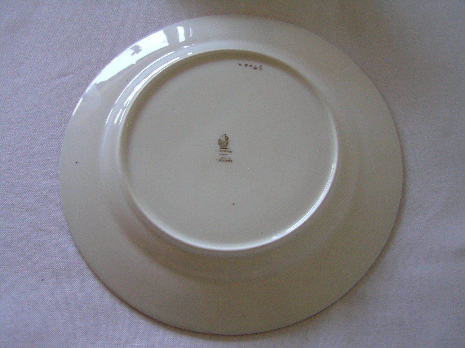 ウェジウッド Old・Cup & Saucer & Plate = Blue/Gold Deco (1級