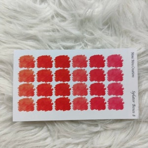 Splater Boxes 8/Functional Planner Stickers /Happy Planner/Bible Journaling/Hobonichi/Fall Stickers/Aura Estelle