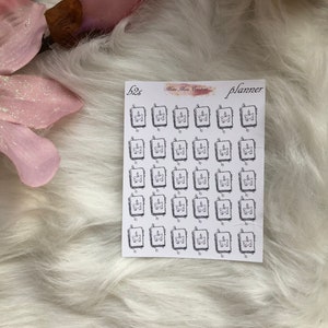 Pegatinas de planificador Back 2 School planner, Erin Condren, Happy Planner, Travelers Notebook