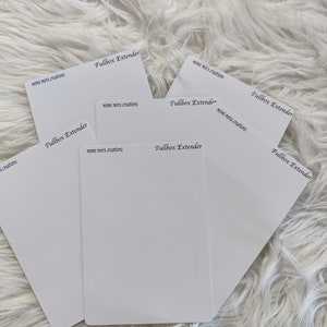 Standard Vertical Full Box Extender/ Standard Vertica/l PlannerA5 Personal Wide/ Aura Estelle/Erin Condren