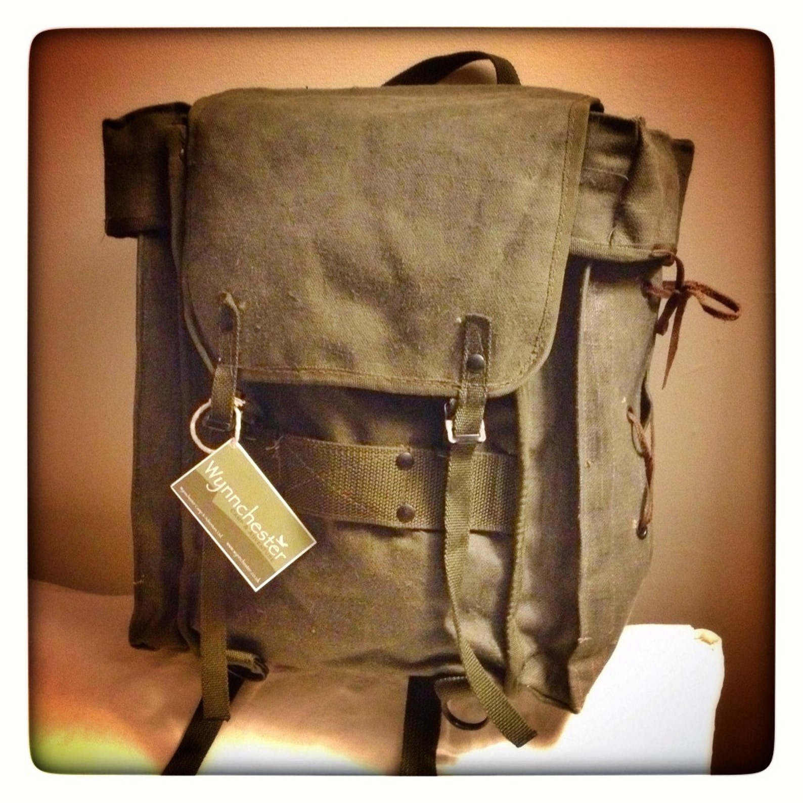 Italian Alpini Canvas Rucksack Etsy