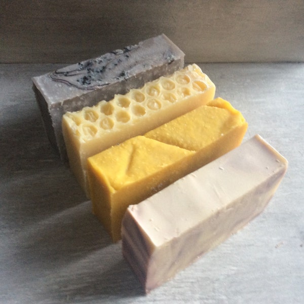Organic Soap – Bar Soap - All Natural 4 pack - handmade soap – bulk soap - artisan gift soap - bestselling soap - Cold process soap