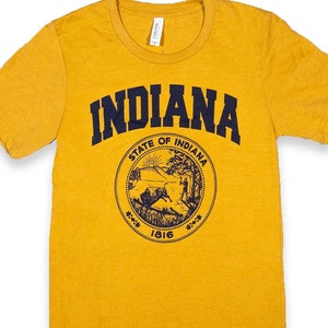 Indiana State Seal T-shirt - Free Shipping