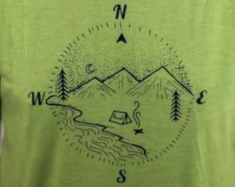 Camping Compass T-shirt