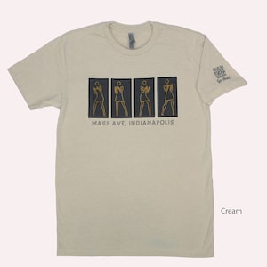 Mass Ave Dancing Ann-Indianapolis IN T-shirt