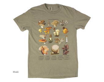 Mushrooms of Indiana shirt. Morels and other mushrooms!