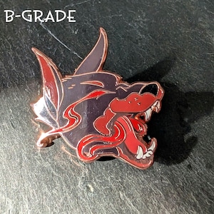 B-GRADE - Cão Infernal - Broche de Esmalte Duro