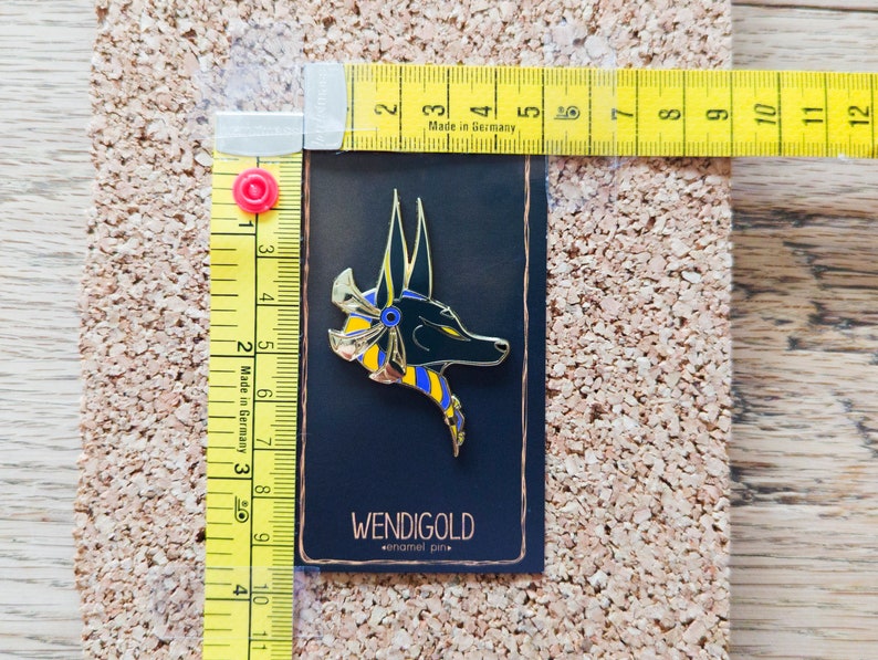 B-GRADE Anubis Hard Enamel Pin image 4