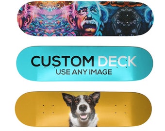 Personalisiertes Skateboard Deck oder Abziehbild