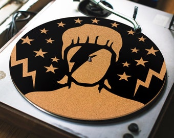 The Bowie Stardust Vinyl Cork Slipmat