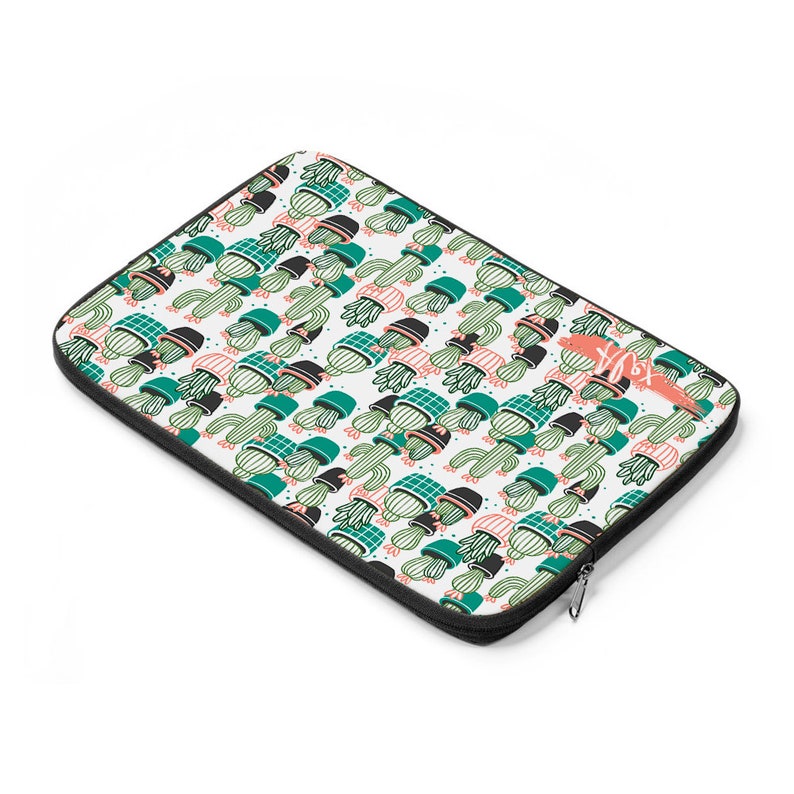 Personalized Cactus Laptop Sleeve personalised laptop case Etsy