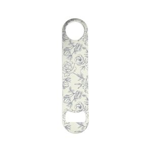 ROSES OUTLINE Bar Blade Bottle Opener - Acier - Heavy Duty - Bartender Speed Opener