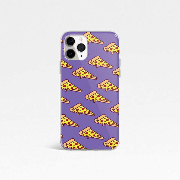 Cute Purple Pizza iPhone Case For iPhone 13 | 12 | 12 Pro | 12 Mini | 11 | 11 Pro Max | SE2 Fashion For iPhone X/Xs | XR