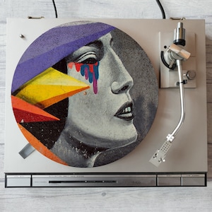 Tears Graffiti Art Vinyl DJ Slipmat / Plattenspieler SLIP MATS