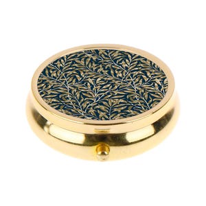 Willow Bough Pill Box Art Nouveau Pill Container Pocket Medicine Pill Box William Morris Print Pill Case Holder Floral Pill Box Art Deco