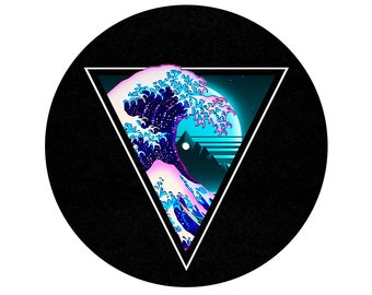 The Great ELECTRO Wave vinyl DJ Slipmat / Turntable slipmats