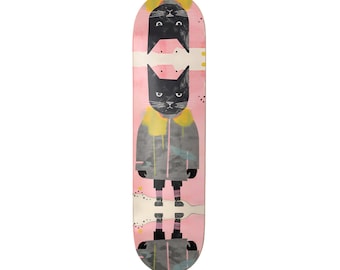 Cat Printed Skateboard Deck or Decal