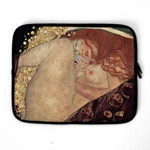 Gustav Klimt Danae Laptoptasche, Laptoptasche, Laptoptasche, passend für ALLE Laptops 13 Zoll 14 Zoll 15 Zoll 16 Zoll 17 Zoll