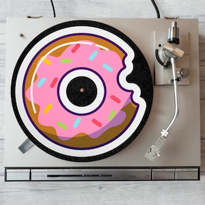 Donut vinyl DJ Slipmat / Turntable SLIP MATS