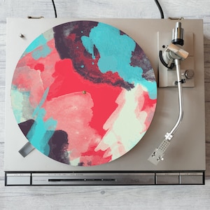 Abstraktes Aquarell 2 Art Vinyl DJ Slipmat / Plattenspieler SLIP MATS