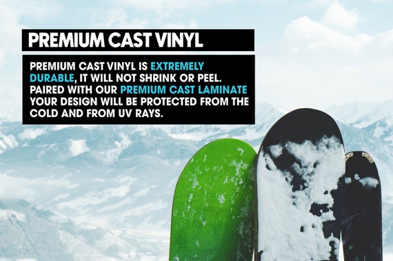 Adesivo Personalizzato Per Snowboard - Blue Lightning, Pellicola Professionale - Foto 4