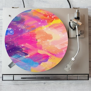 Abstract Watercolor 3 Art Vinyl DJ Slipmat / Turntable SLIP MATS