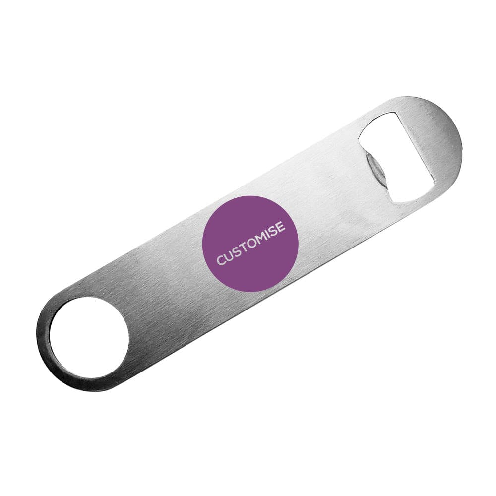 Personalised Steel Bar Blade Add Image or Text Etsy